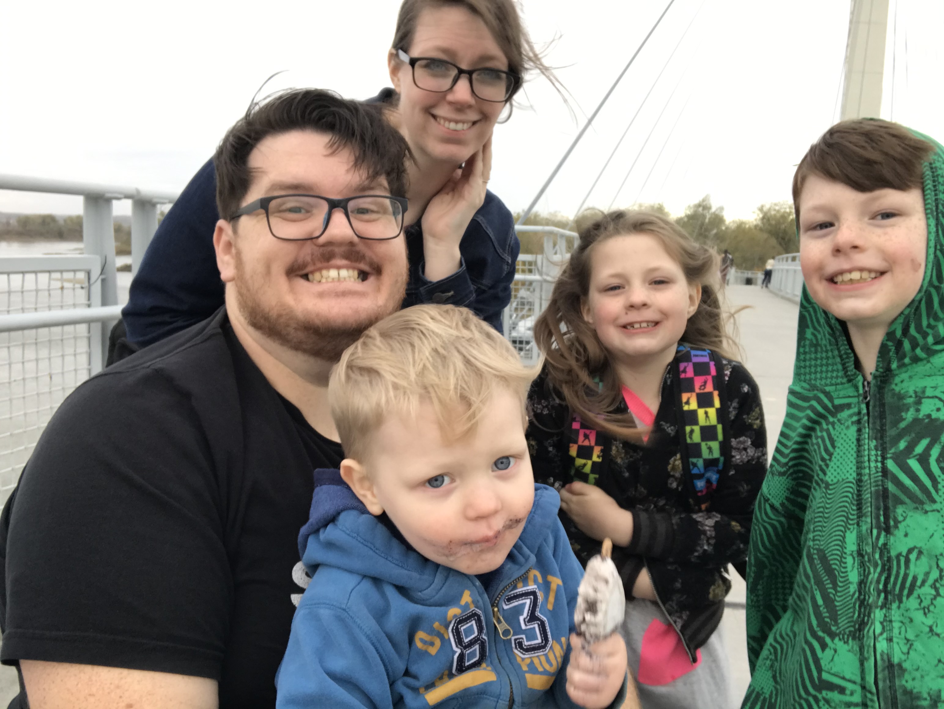 Zach Hammer with family