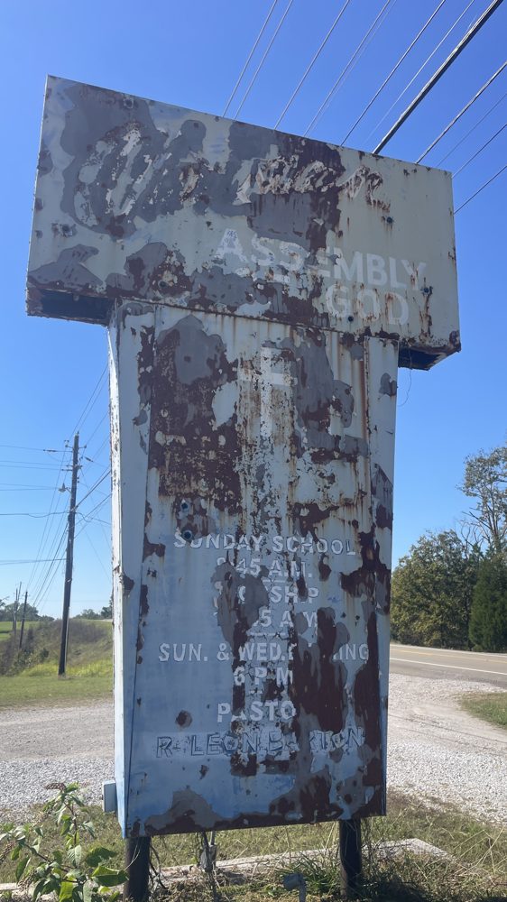 Current front sign